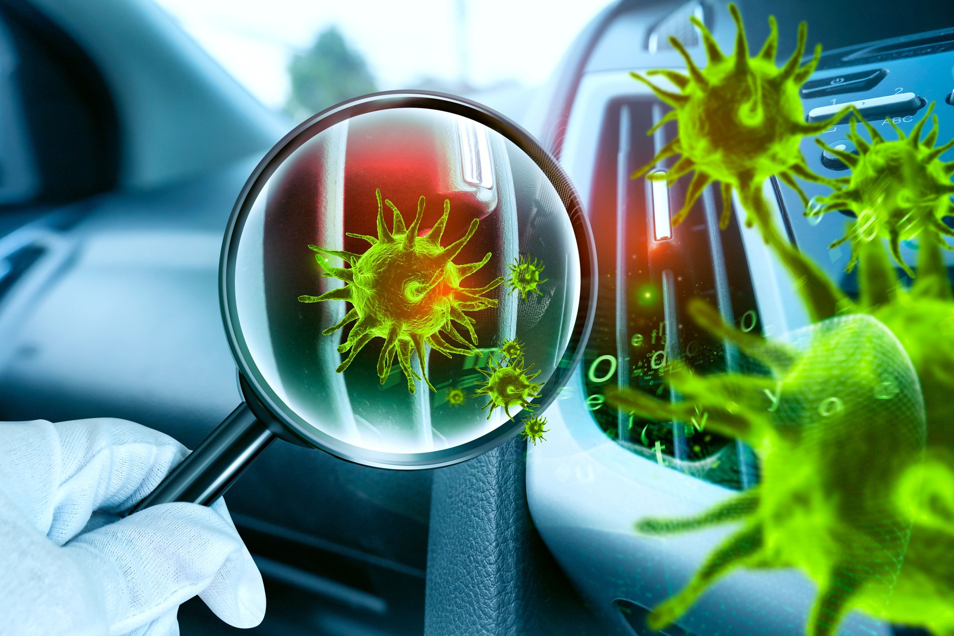 Flu and Viruses inside Car ventilation system